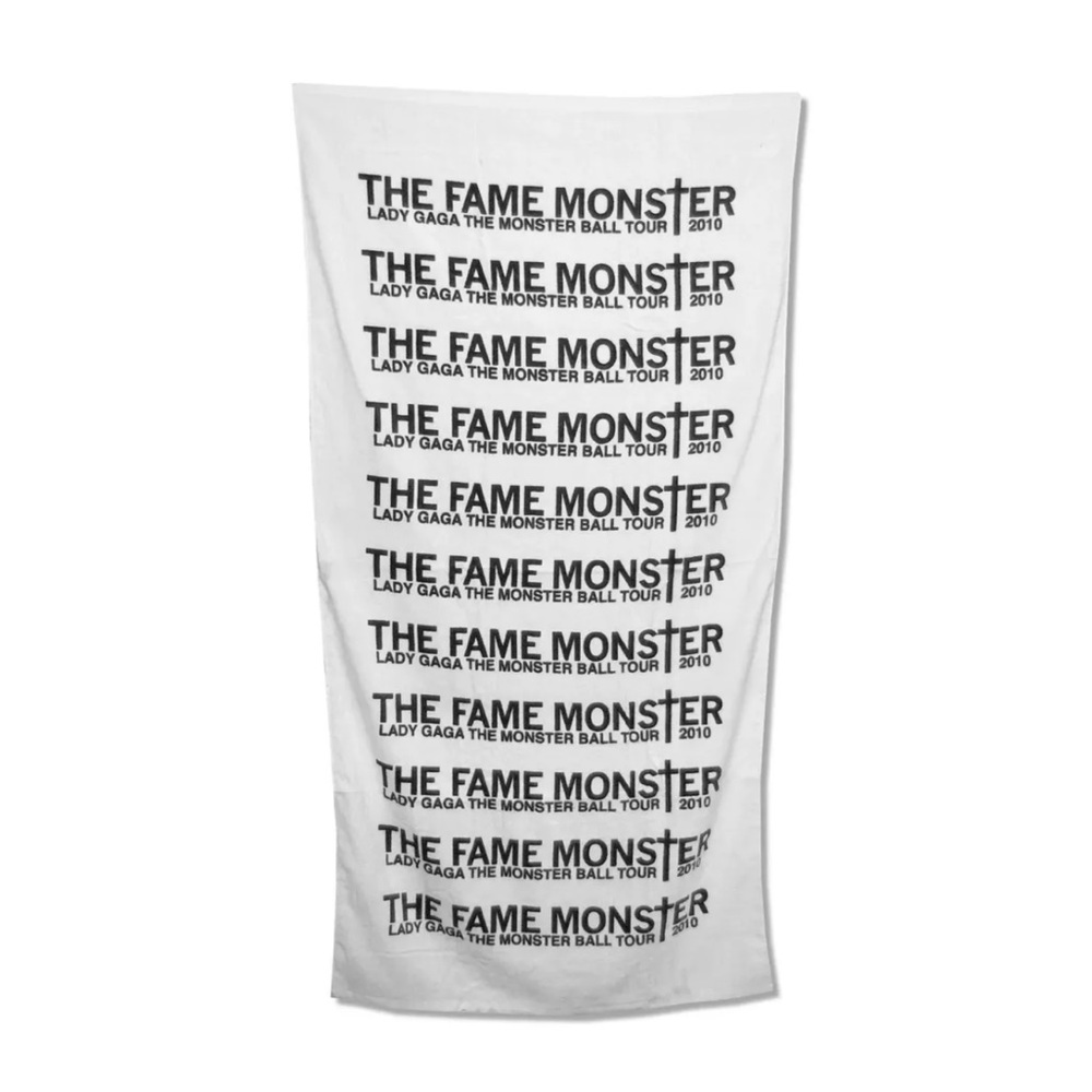 Brand new, unopened, Lady Gaga - Fame Monster Official Tour 2010 Beach Towel
